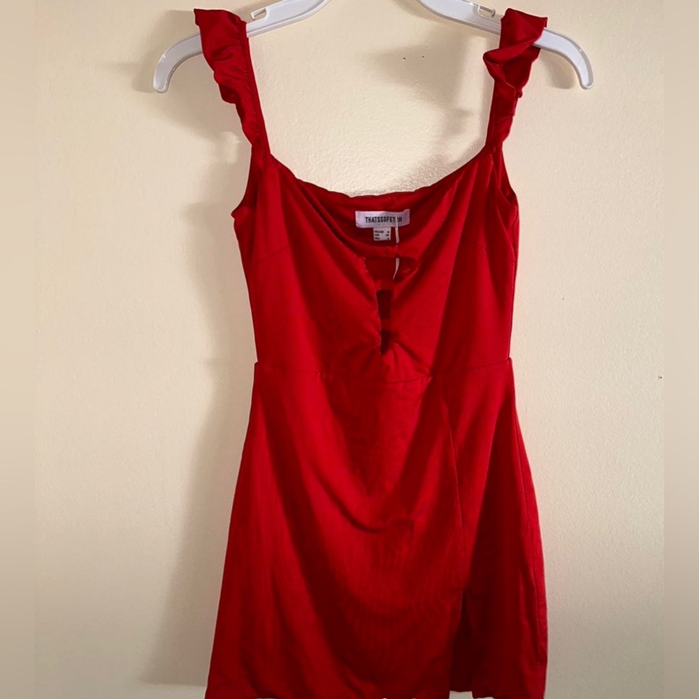 Red mini dress from That’s So Fetch